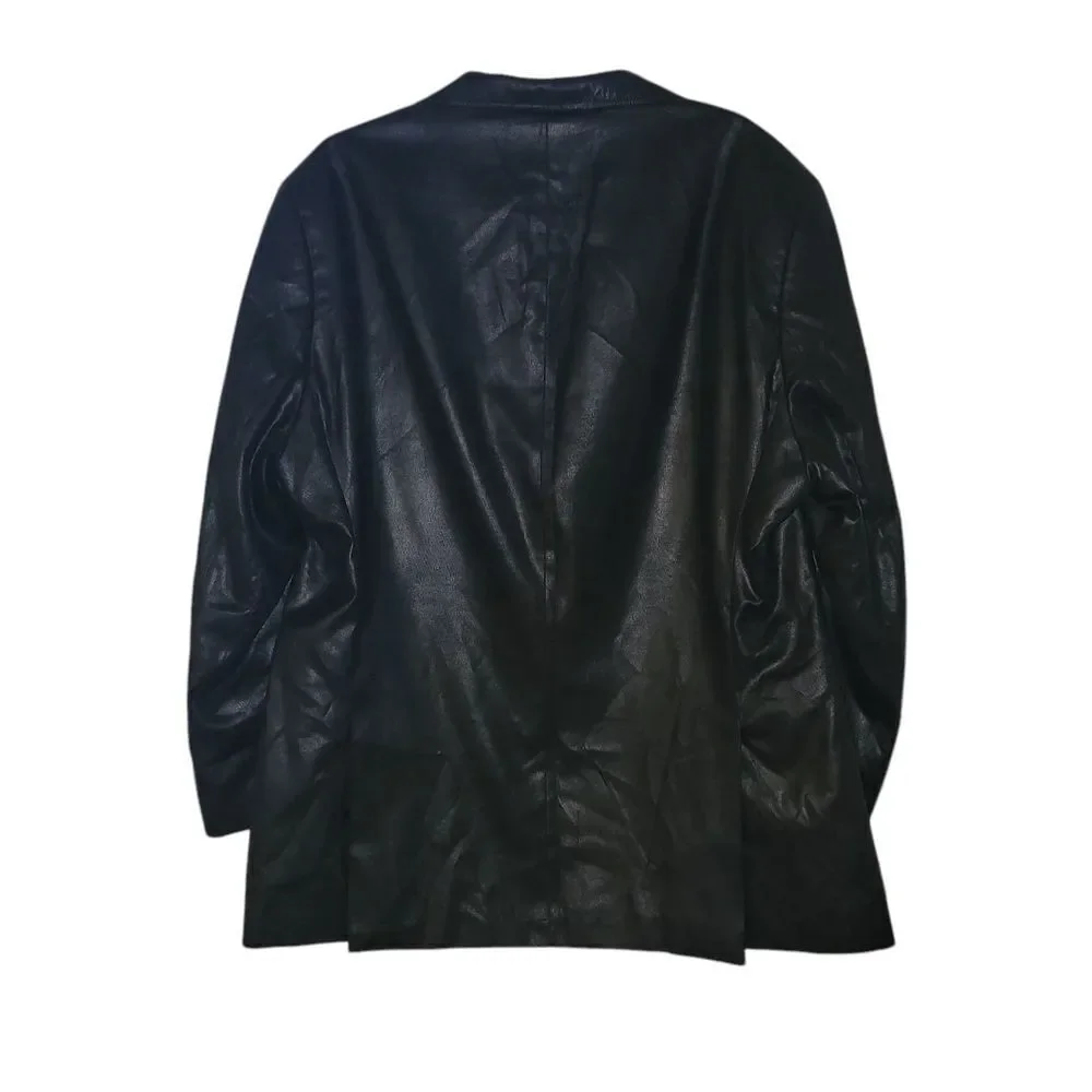 Pronto Uomo Black Sport Coat Classic Wool Blend